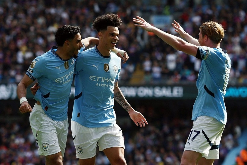 Kết quả bóng đá hôm nay ngày 13/4: Man City thắng tưng bừng Crystal Palace.