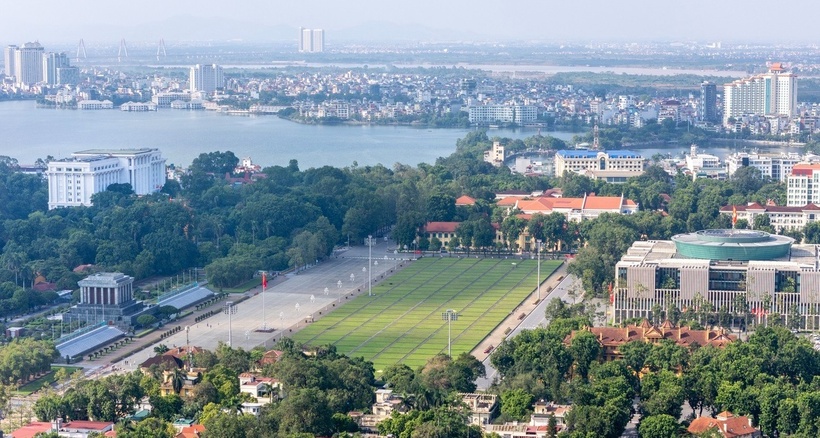 TP.Hà Nội là một trong 11 tỉnh, thành giữ nguyên và không sáp nhập. (Ảnh: Dân trí)