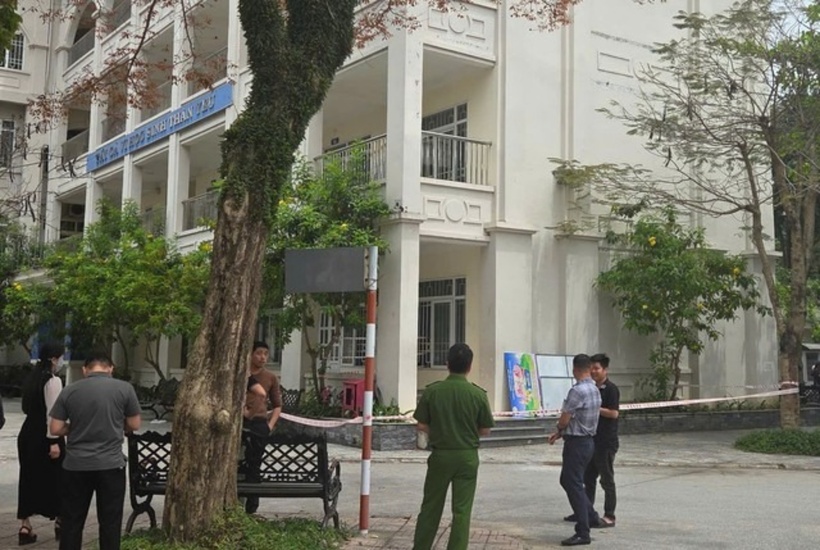 Lực lượng chức năng phong toả hiện trường. Ảnh: Người Lao Động.