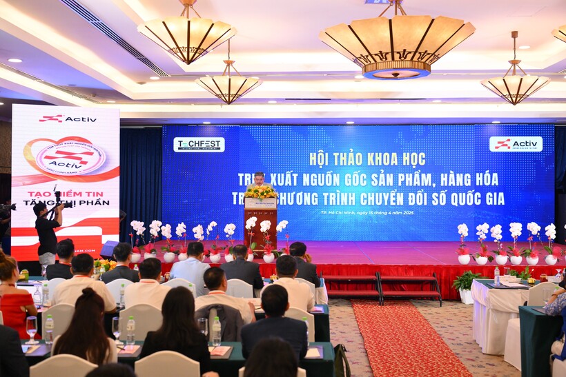 Hội thảo "Truy xuất nguồn gốc sản phẩm, hàng hóa trong chương trình chuyển đổi số quốc gia"