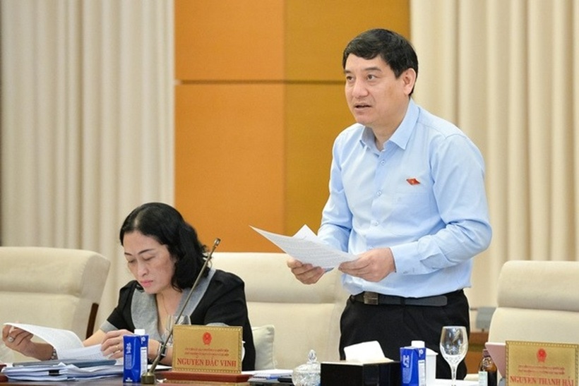 Chủ nhiệm Ủy ban Văn hóa và Xã hội Nguyễn Đắc Vinh (Ảnh: Media Quốc hội).