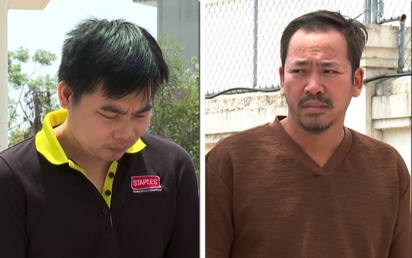 Đối tượng Đạt và Giáo. Ảnh: Vietnamnet