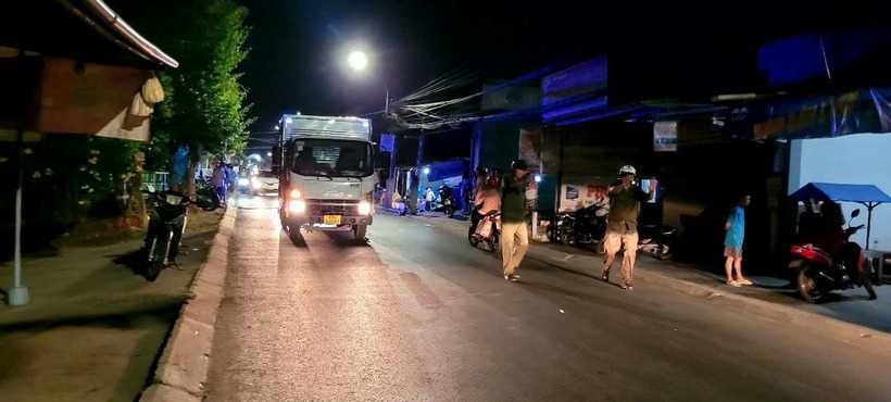 Hiện trường xảy ra vụ tai nạn. Ảnh: Báo Xây dựng.