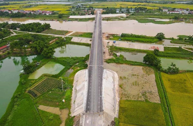 Dự án cầu Hà Bắc 2. Ảnh Vân Trường