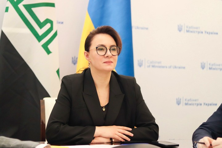 Phó Thủ tướng thứ nhất kiêm Bộ trưởng Kinh tế Ukraine Yulia Svyrydenko. (Ảnh: Getty)