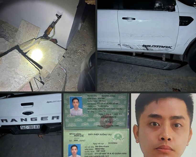 Bùi Đình Khánh bị bắt sau chưa đầy 24 giờ gây án. Ảnh: VietNamNet.