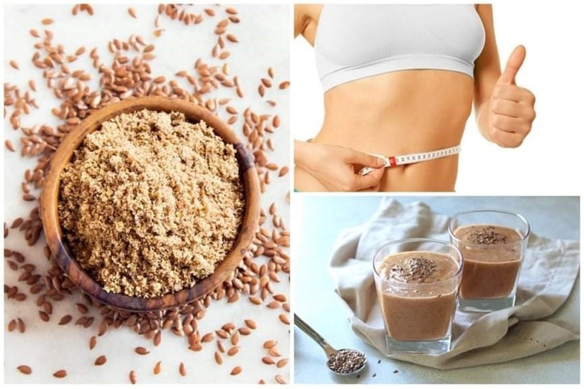 Hạt lanh có công dụng hỗ trợ giảm cân.
