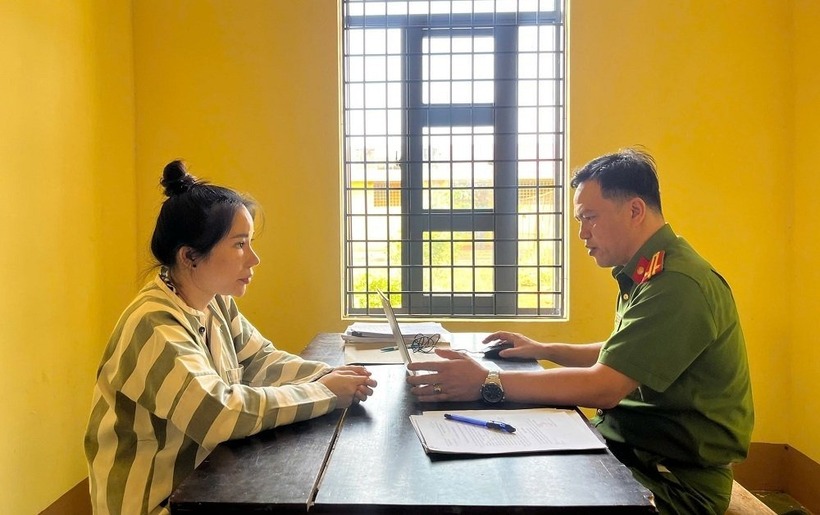 "Tú bà" Kiều Chi. Ảnh: Công an tỉnh Gia Lai