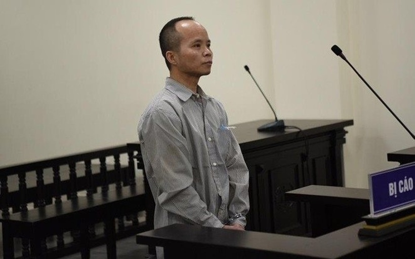 Nguyễn Văn Tình tại tòa. (Ảnh: Bảo vệ pháp luật)