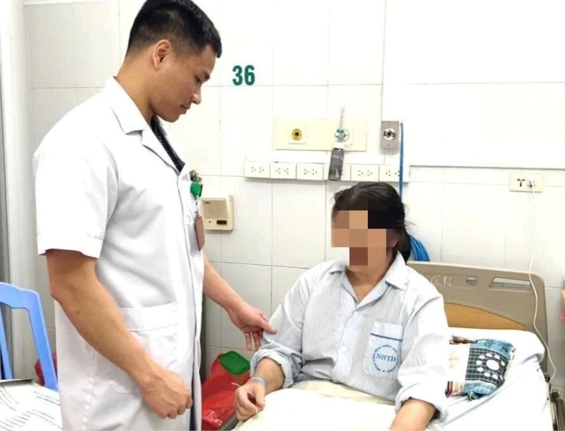 Người phụ nữ mắc Sarcoma mô bào - một thể ung thư cực kỳ hiếm gặp. Ảnh: Giáo Dục và Thời Đại