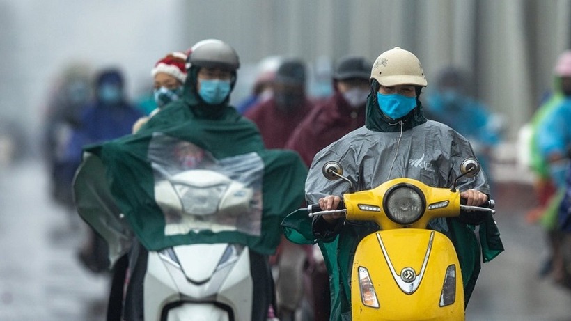 Miền Bắc sắp đón liên tiếp 2 đợt không khí lạnh, giảm nhiệt mạnh kèm mưa giông. Ảnh: Sức khỏe và Đời sống