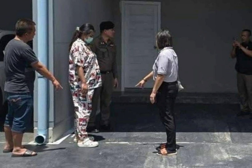 Người vợ bị bắt giữ sau khi tìm đến khách sạn, hành hung nhân tình của chồng, khiến người này tử vong. Ảnh: The Thaiger