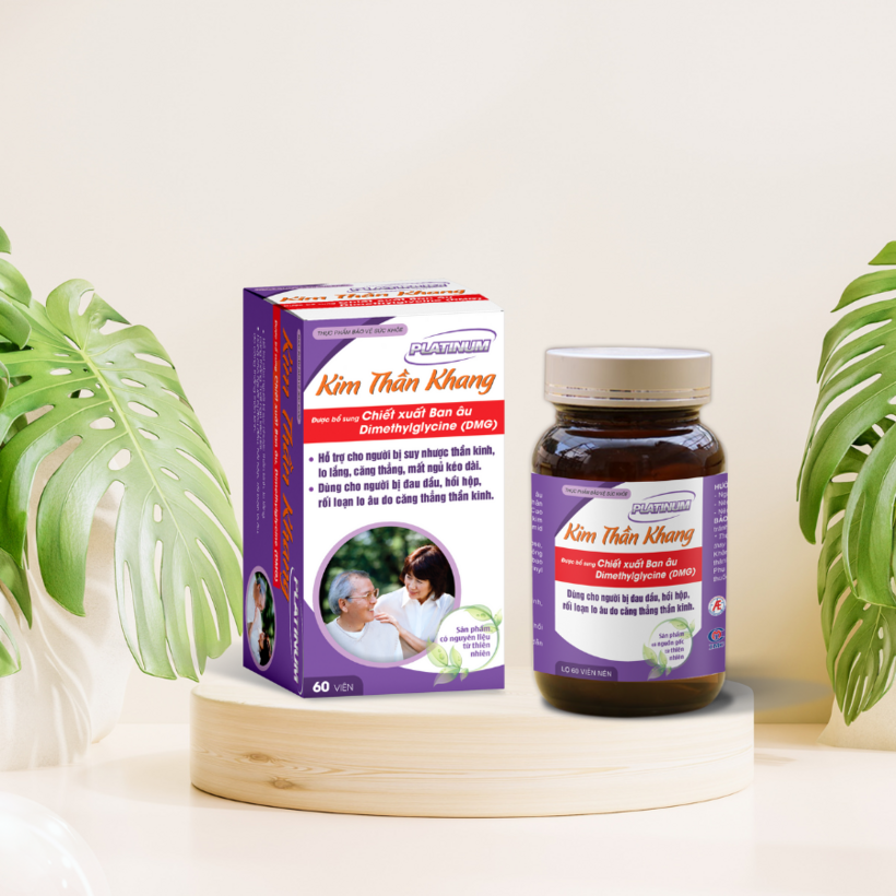 Kim Thần Khang Platinum giúp giải lo âu nhanh, mạnh hơn từ đó ngủ sâu hơn