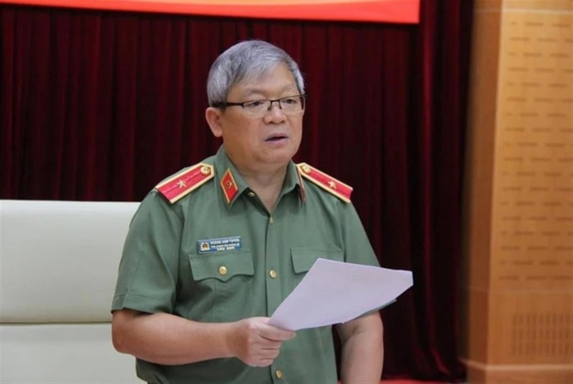 Thiếu tướng Hoàng Anh Tuyên - Phó Chánh Văn phòng Bộ Công an, người phát ngôn Bộ Công an. Ảnh: Pháp Luật TP.HCM