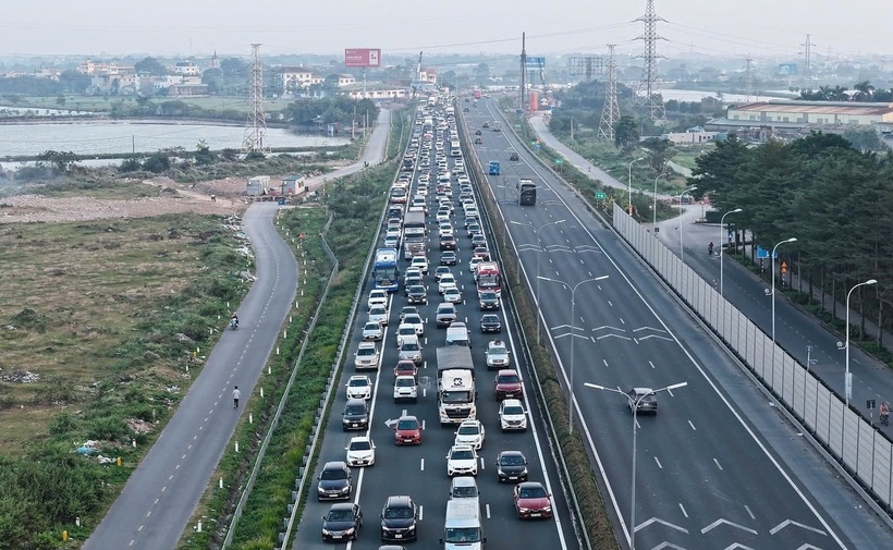 Cao tốc Pháp Vân - Cầu Giẽ. (Ảnh: Dân trí)