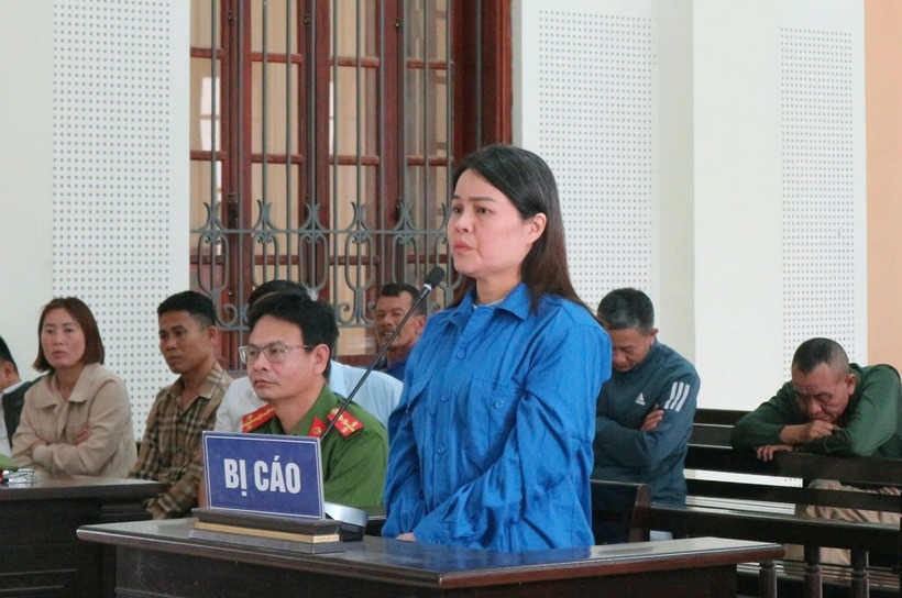 Bị cáo Trần Thị Thủy tại tòa. Ảnh: Dân Trí