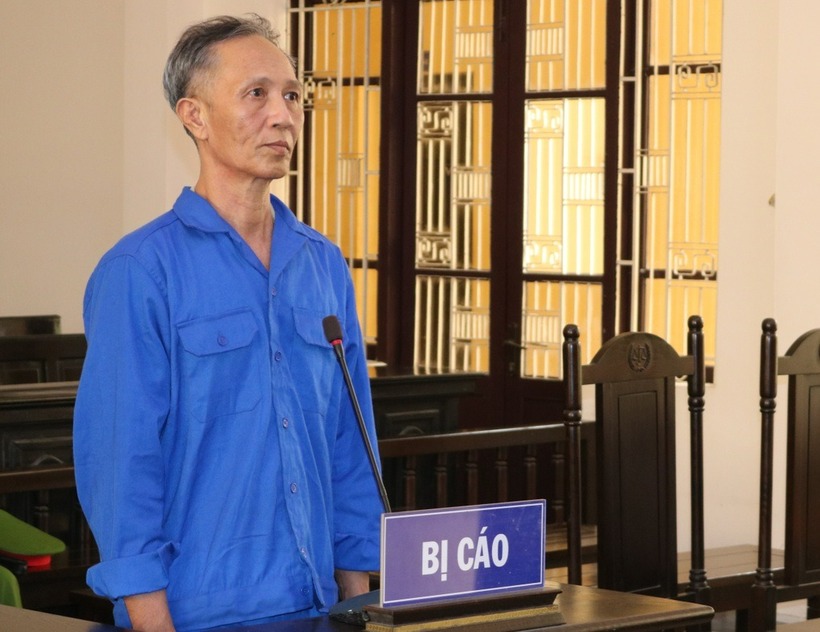 Bị cáo Lữ Văn Tạo tại tòa. (Ảnh: Dân trí)
