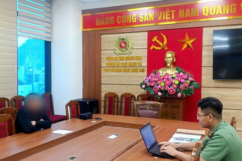 Chủ tài khoản N.V.T. làm việc tại cơ quan công an. Ảnh: VietNamNet