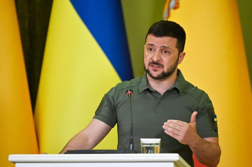 Tổng thống Ukraine Volodymyr Zelensky. Ảnh: Rueters