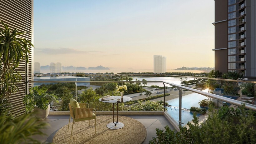 100% căn hộ SkyM sở hữu tầm nhìn hướng vịnh và hồ cảnh quan rộng 13,5ha.