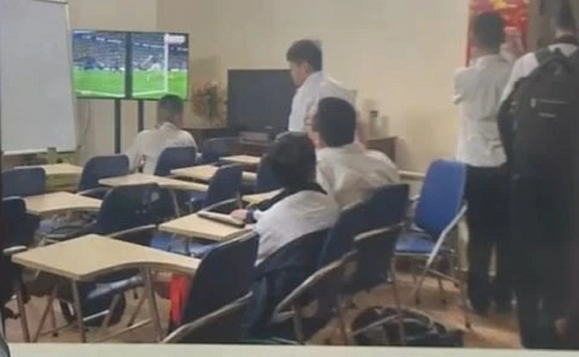 Trung tâm dạy thêm xuất hiện trên bản tin của chương trình Chuyển động 24h. Ảnh: ZNews