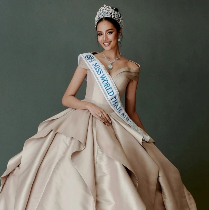 Người đẹp sinh năm 2003 sẽ tham dự cuộc thi Miss World 2025. Ảnh: Miss Thailand World