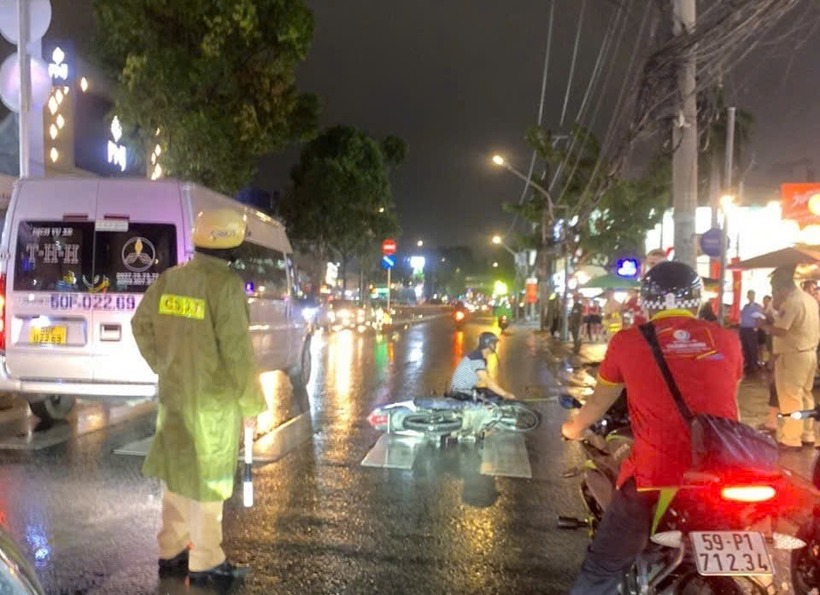 Hiện trường xảy ra vụ tai nạn. Ảnh: Báo Xây dựng.