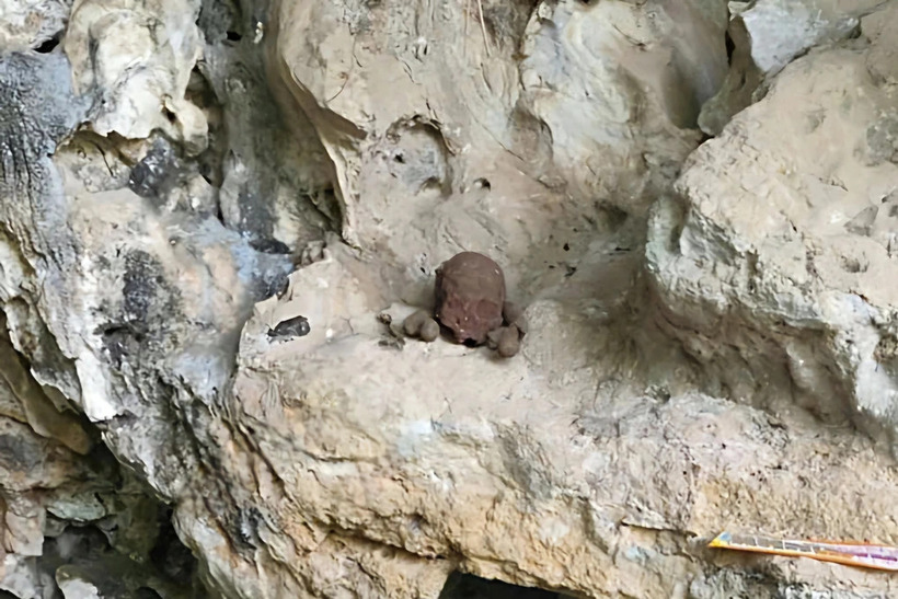 Hiện trường phát hiện hài cốt