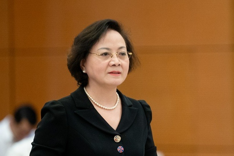 Bộ trưởng Nội vụ Phạm Thị Thanh Trà (Ảnh: Media Quốc hội).