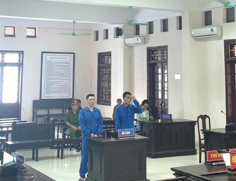 Hình ảnh phiên xét xử.