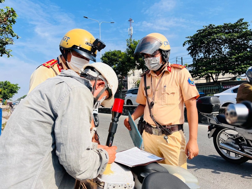 CSGT có thẩm quyền xử phạt tất cả các hành vi vi phạm giao thông. Ảnh minh họa