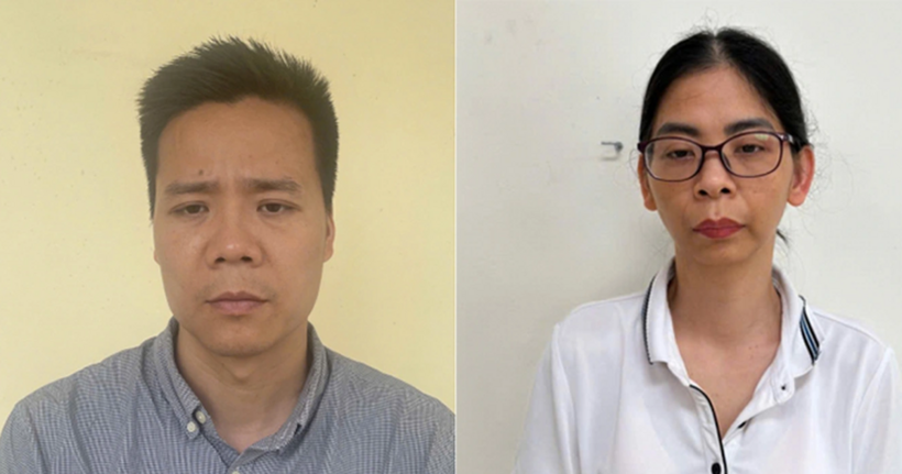 Nguyễn Năng Mạnh và Phạm Thị Hường (Ảnh: CAND).