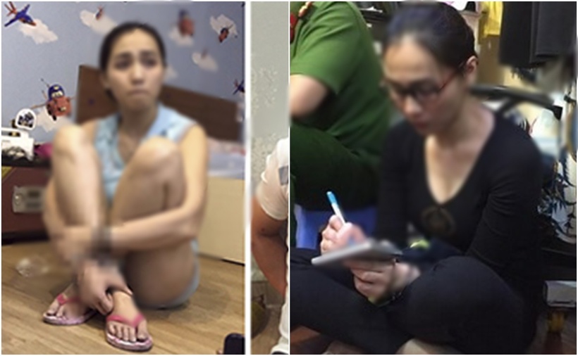 T.T.Y khi bị bắt. (Ảnh: CAND)