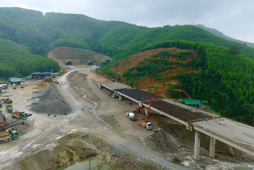 Tăng tốc thi công cao tốc Bắc - Nam đoạn&nbsp;Quảng Ngãi - Hoài Nhơn