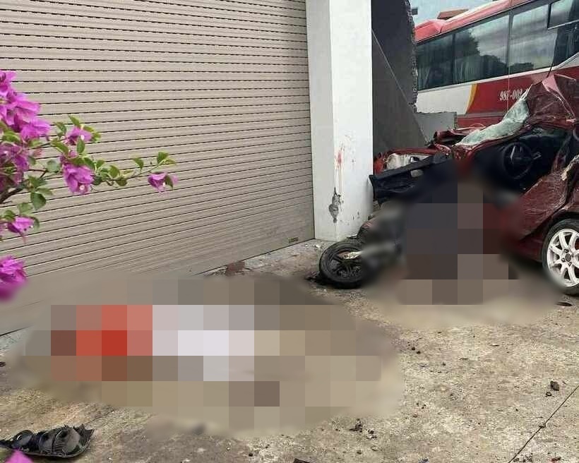 Hiện trường vụ tai nạn