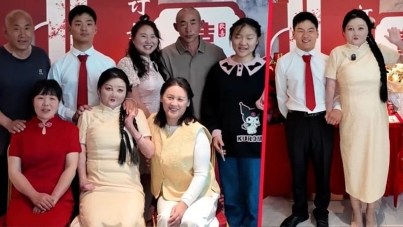 Sau thời gian tìm hiểu, họ quyết định đính hôn vào tháng 4 vừa qua. Ảnh: SCMP.