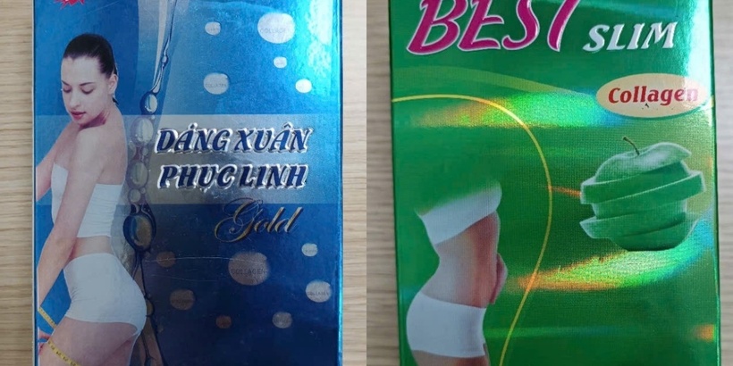 Hai sản phẩm bị Bộ Y tế phát hiện có chứa chất cấm