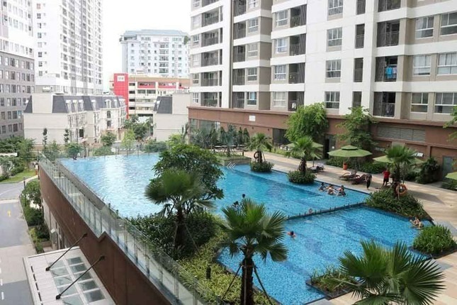 Chung cư Golden Mansion nơi xảy ra sự việc. (Ảnh: Tiền phong)