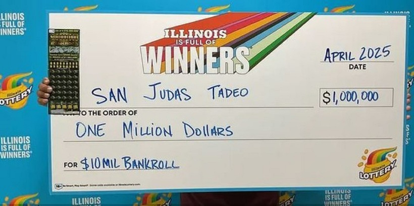 Người đàn ông ở Mỹ bất ngờ trúng số 1 triệu USD.