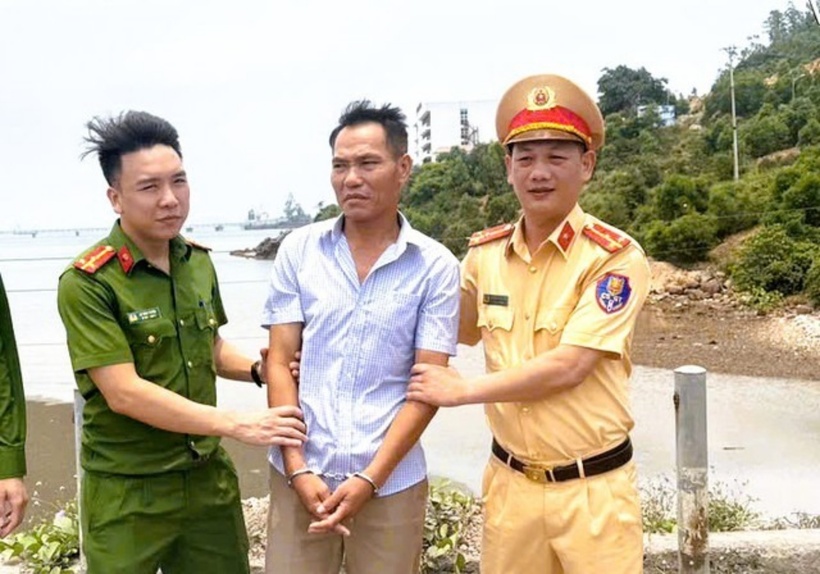 Nghiêm Văn Kiểu bị lực lượng công an bắt giữ. Ảnh: Báo Người Lao Động.