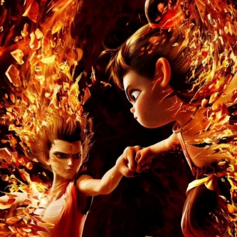 Hai phần phim “Na Tra: Ma đồng giáng thế” và "Na Tra: Ma đồng náo hải" đều đạt doanh thu ấn tượng. Ảnh: Weibo