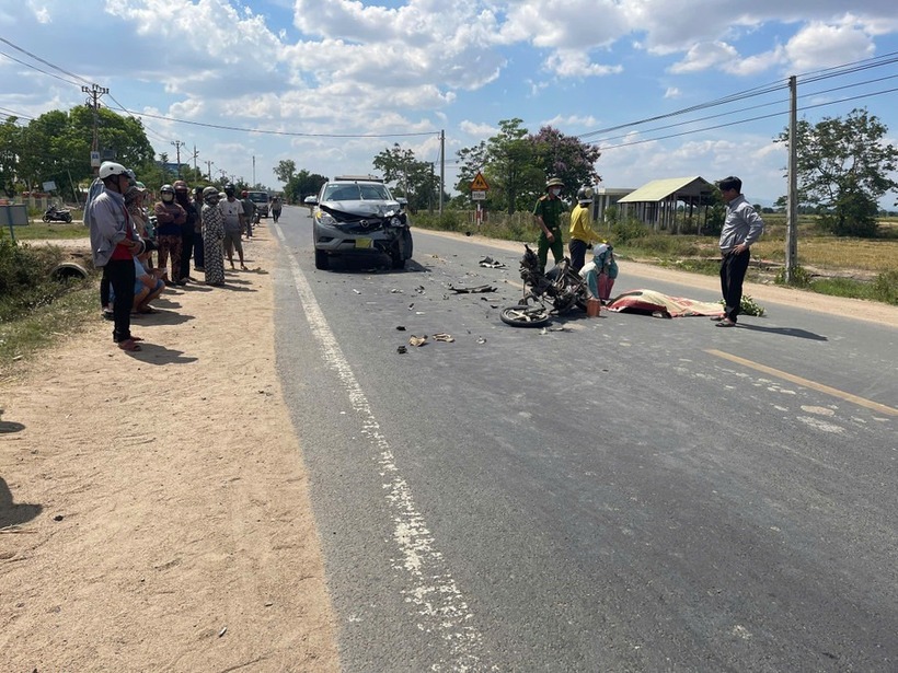 Hiện trường xảy ra vụ tai nạn. Ảnh: Báo Gia Lai.