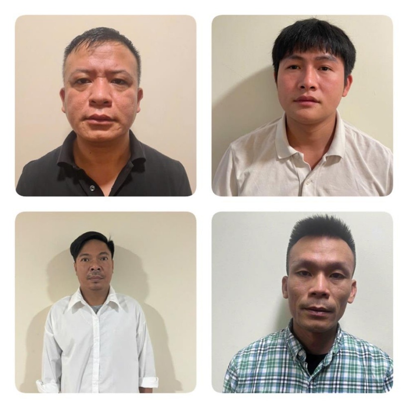 Các đối tượng bị khởi tố