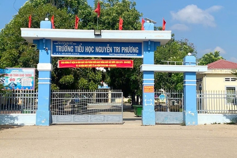 Trường Tiểu học Nguyễn Tri Phương. Ảnh: Báo Dân trí.