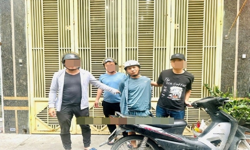 Đối tượng Hoàng Đình Xông bị bắt giữ