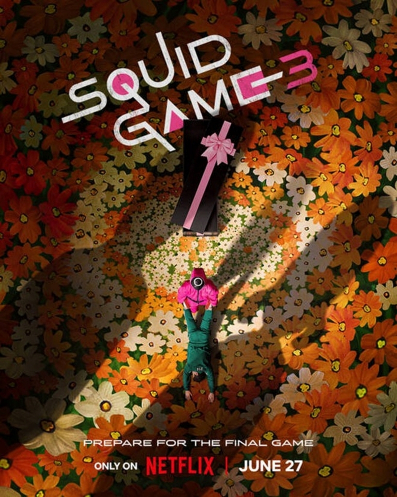Poster của phim "Squid Game" mùa 3. Ảnh: Netflix
