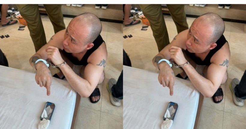 Tang vật và đối tượng nghi vấn liên quan đến tổ chức sử dụng trái phép chất ma tuý.