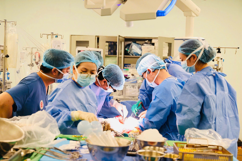 Người hiến tạng được chẩn đoán chết não do đột quỵ não, nhồi máu cầu não, phù não nặng. Ảnh: BVCC