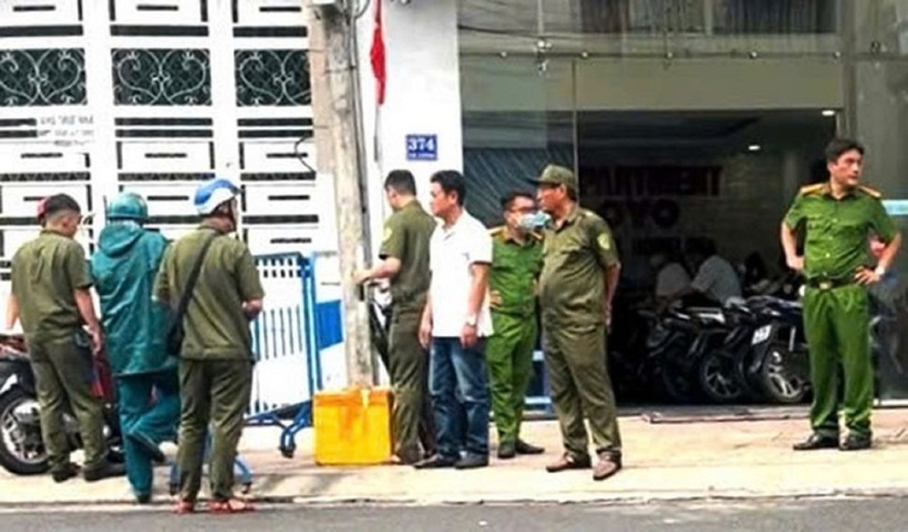 Lực lượng chức năng tại hiện trường vụ việc. Ảnh: Tiền Phong