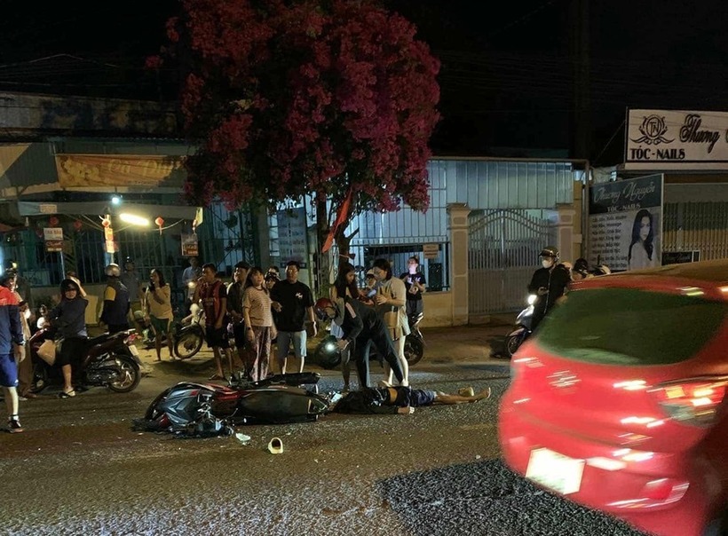 Hiện trường xảy ra vụ tai nạn. Ảnh: Báo Gia Lai.